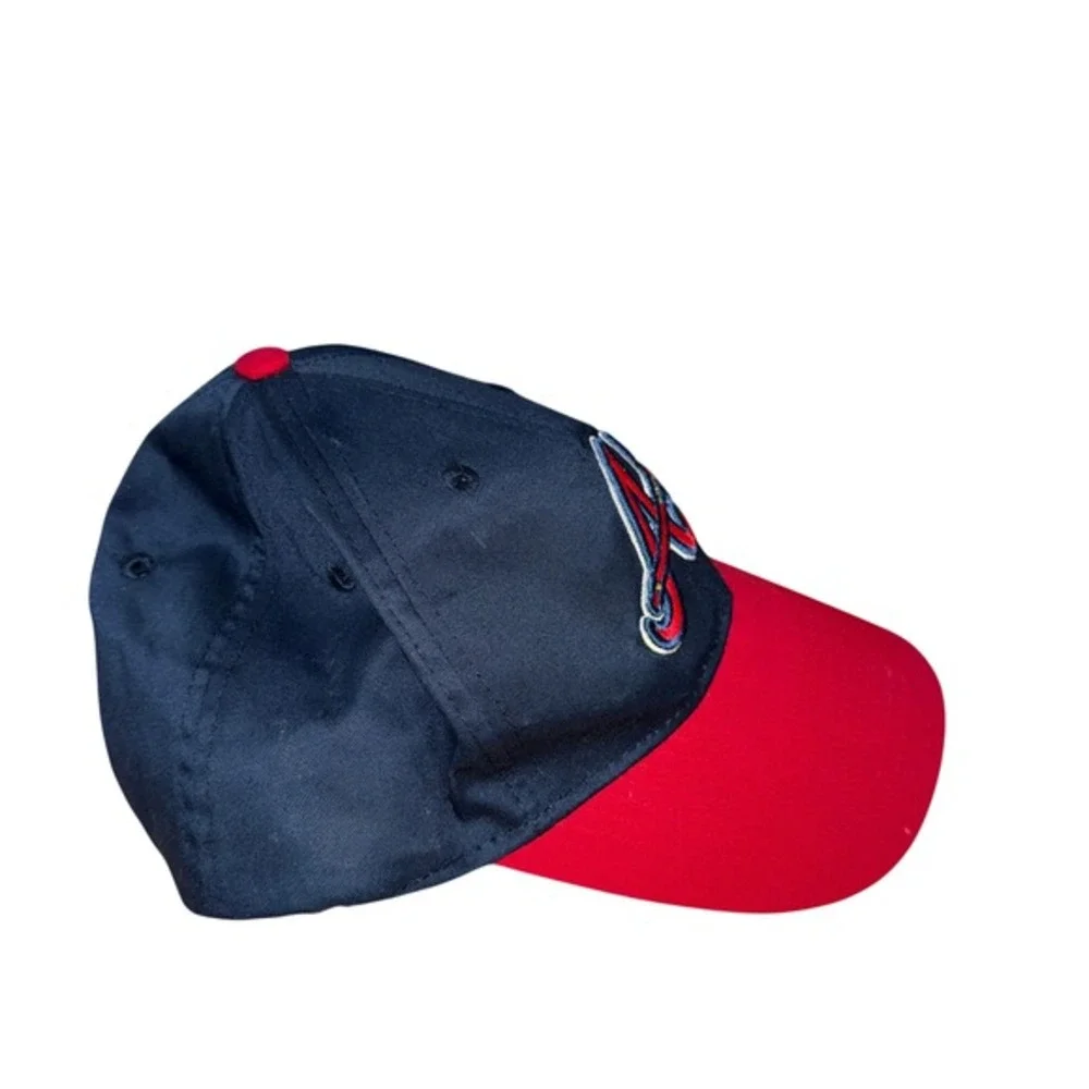 Atlanta Braves Hat Kids Youth Pre-Owned Baseball Cap Navy/Red Adjustable MLB‎